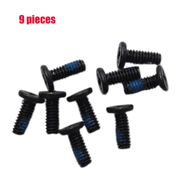 Σετ Βίδες - Screws Set για Laptop Lenovo IdeaPad Y40-70 80DR Y40-80 80FA 80FN Y50-70 Touch 80DT 80EJ Y50-80 Z50-70 80E7 G50-70 80DY 5S10F78879 5S10F78841 Bottom Case Screws 2mm X 5mm 9τμχ ( Κωδ.1-BOLT