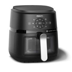 Philips 2000 series NA221/00 fryer Single 4.2 L Stand-alone 1500 W Hot air fryer Black, Silver