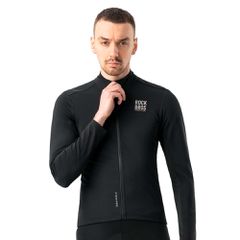 Rockbros TLWT001 ROAD TO SKY windproof insulated cycling jersey M - black-thumb-2