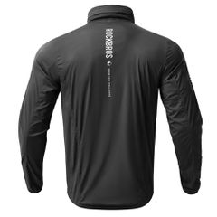 Rockbros TLWT002 ROAD TO SKY windbreaker lightweight, S - black-thumb-2