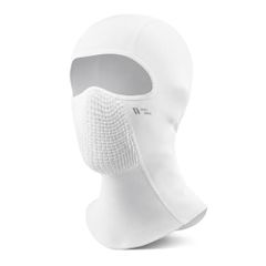 Rockbros LF25699 fleece cycling balaclava - white