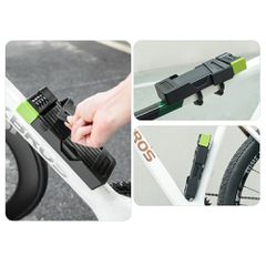 Rockbros 829 Folding Code Bike Lock - Black-thumb-4