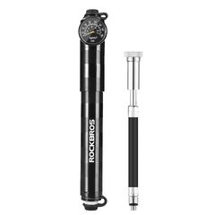 Rockbros HQ-67A-L03 BK Bicycle Pump with Pressure Gauge - Black