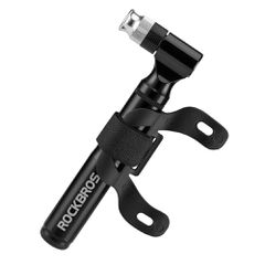Rockbros JG-PB-11 Tool Kit with Pump and Spoon Patch Multitool - Black-thumb-1