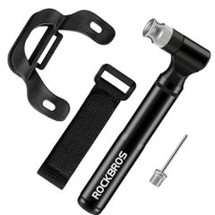 Rockbros JG-PB-11 Tool Kit with Pump and Spoon Patch Multitool - Black-thumb-3