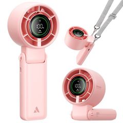 AECOOLY Halo 02 – Portable Handheld Fan, rose