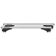 MENABO ΜΠΑΡΕΣ ΑΛΟΥΜΙΝΙΟΥ ARIEM 118.5 cm ΣΕ ΑΣΗΜΙ ΧΡΩΜΑ ΓΙΑ SEAT Alhambra (7N) 5 doors 2015> ΜΕ FLUSH ή RAISED RAILS - 2 ΤΕΜ. (14700/MB)