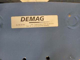 Γερανόγεφυρες / Βαρούλκα Demag 2000 ΠΛΑΓΙΟΦΟΡΕΙΣ DEMAG TYP 13/6 PF 12/4-thumb-2