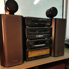 Technics SC-CA1080 / CA1060 Vintage Hi-Fi Component System VU Meters Με Ηχεία
