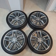 Γνήσιες ζαντες AUDI S3 8V2 5x112 μαζί με λαστιχα Dunlop SP Sport Maxx