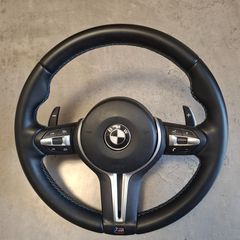 Δερματινο Τιμόνι Αυτοκινήτου για BMW μαρκέ Black Edition F Series καινουργιο στο κουτί του
