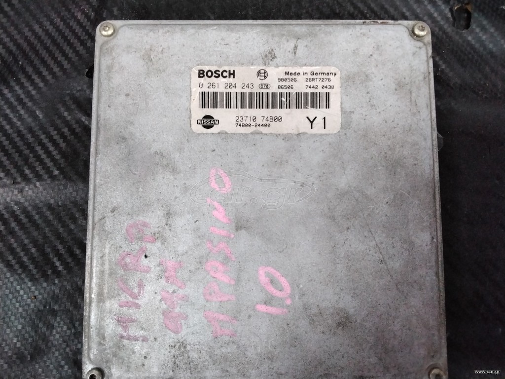 NISSAN MICRA K11 ΕΓΚΕΦΑΛΟΣ BOSCH 0 261 204 243,23710 74B00,Y1