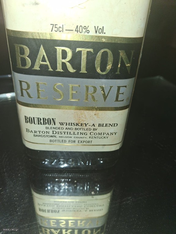 BARTON RESERVE BOURBON WHISKEY A BLEND