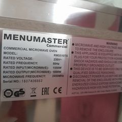 Menumaster microwave oven-thumb-1