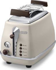 Φρυγανιέρα 2 Θέσεων De'Longhi Icona Vintage CTOV 2103.BG 900Watt Μπεζ