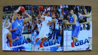 Συλλεκτικό σετ καρτών Greek Basketball Academy καινούργιο, με υπογραφή Νίκου Χατζηβρέττα