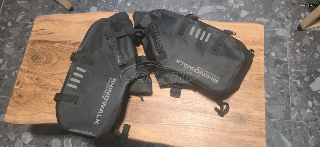 πλαϊνές βαλίτσες αδιαβροχες Rhinowalk 2x28l και βάση στήριξης για Kove 800X Pro