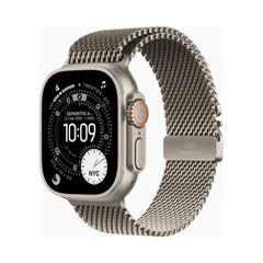 Apple Watch Ultra 3 (Series 11 2025) Gps +Cellular 49mm Natural Titanium Case με Natural Titanium Milanese Loop M Natural EU