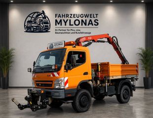 Γερανοί - Φορτηγά Με Γερανό Mitsubishi 2009 Fuso Canter Pfau Protos A8000 KLIMA 4x4 Ανατρεπόμενο με γερα