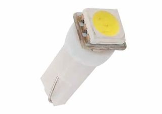 Led λάμπα τύπου T5 12V/1.2W λευκή - με 5050 smd led - 1τμχ.