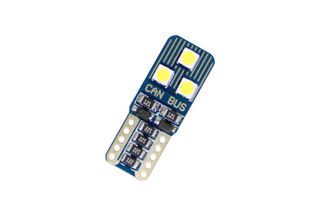 Led λάμπα τύπου T10 με 6 led 3030 - CANBUS - 1τμχ.