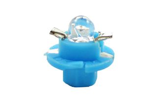 Led λάμπα τύπου B8.4D 12V/ 2W μπλε - 1τμχ.