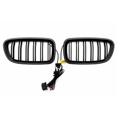 Máskes Nefrón me LED gia BMW Seirá 5 F10 F11 2010-2017 Diplí Ríga