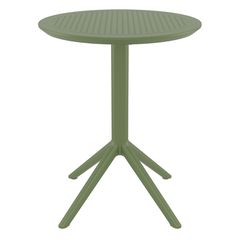 SKY OLIVE GREEN Φ60X74εκ. ΤΡΑΠΕΖΙ ΠΤΥΣ/ΝΟ ΠΟΛ/ΝΙΟΥ