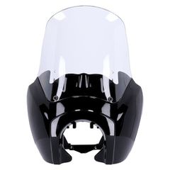 Μάσκα Fairing Φέρινγκ τύπου club style μαύρη γυαλιστερή