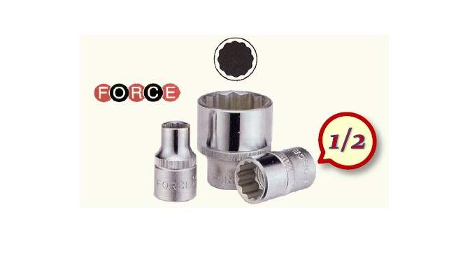 Καρυδάκι πολύγωνο 1/2 Force 28mm