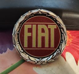 Γνήσιο Vintage Μεταλλικό Σήμα FIAT (Bomisa Milano) 70mm - Για Κλασικά Μοντέλα