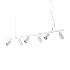 Κρεμαστό Φωτιστικό DYNAMITE SP6 ROUND Λευκό Ideal Lux 231433