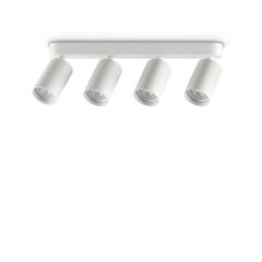 Φωτιστικό Οροφής DYNAMITE PL4 LINEAR ROUND Λευκό Ideal Lux 371337