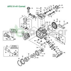 Τάπα Λαδιού GC1/4"*10-48-APS 31-41 Comet