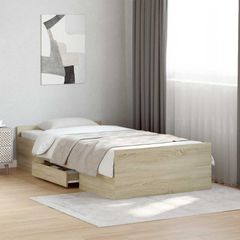 Σκελετός κρεβατιού με αποθήκευση Sonoma Δρυς 80 x 200 cm 3429502