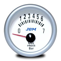 JOM OldSchool 21114 Μανόμετρο πίεσης λαδιού με αντάπτορα καινούργιο