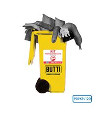 Butti 909KP360 Τροχήλατο Κιτ Άμεσης Επέμβασης για Χημικές Διαρροές – Απορρόφηση 348 lt