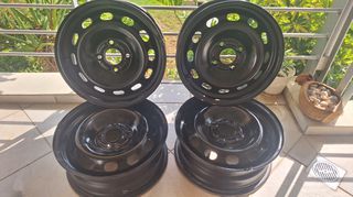 Ζάντες ατσάλινες 15" γνήσιες από Ford Fiesta 2014, 4x108, 4 τεμάχια