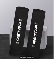 Shoulder Covers of The Seat Belts in an for Opel Astra.