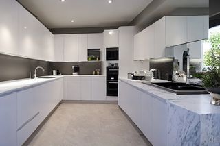 Intrahome Nefeli Prime 2 χρώμα Λακέ Λευκό Ματ έπιπλα κουζίνας 10 Μέτρα συνολικα τρέχον μέτρα Intrahome-65651852