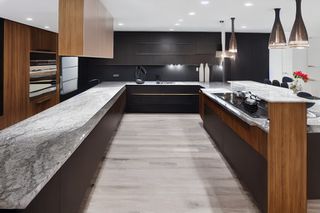 Intrahome Athena Prime 2 χρώμα Καπλαμάς Δρυς Σκούρα έπιπλα κουζίνας 10 Μέτρα συνολικα τρέχον μέτρα Intrahome-65651932