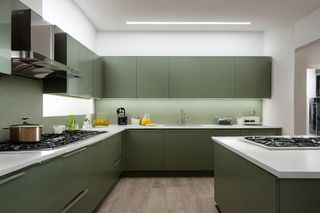 Intrahome Delphi Studio 1 χρώμα Λακέ Σάλβια έπιπλα κουζίνας 10 Μέτρα συνολικα τρέχον μέτρα Intrahome-65652760