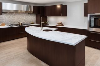 Intrahome Iris Prime 1 χρώμα Καπλαμάς Δρυς Σκούρα έπιπλα κουζίνας 10 Μέτρα συνολικα τρέχον μέτρα Intrahome-65652892