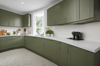 Intrahome Monaco Studio 1 χρώμα Λακέ Σάλβια έπιπλα κουζίνας 10 Μέτρα συνολικα τρέχον μέτρα Intrahome-65652960