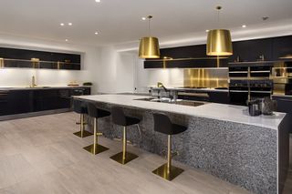 Intrahome Riviera Pro 1 χρώμα Βουρτσιστός Ορείχαλκος έπιπλα κουζίνας 10 Μέτρα συνολικα τρέχον μέτρα Intrahome-65653014