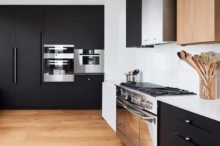 Intrahome Loft Pro 1 χρώμα Μαύρο Ματ Πάνω & Δρυς Κάτω έπιπλα κουζίνας 10 Μέτρα συνολικα τρέχον μέτρα Intrahome-65653134