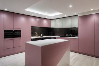 Intrahome Parma Select 1 χρώμα Λακέ Σκονισμένο Ροζ έπιπλα κουζίνας 10 Μέτρα συνολικα τρέχον μέτρα Intrahome-65653343