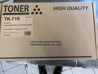 Kyocera TK-715 Black Toner (ΓΝΗΣΙΟ)