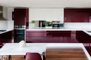 Intrahome Milano Prime 1 χρώμα Λακέ Μπορντό έπιπλα κουζίνας 10 Μέτρα συνολικα τρέχον μέτρα Intrahome-65653432