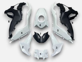 FAIRING ΜΕΜΟΝΩΜΕΝΑ ΤΕΜΑΧΙΑ ΠΛΑΣΤΙΚΑ BMW F750GS/F850GS 2018-2022 ΑΒΑΦΟ